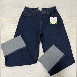 Kate Spade Blue Straight Leg Jeans Classic Denim